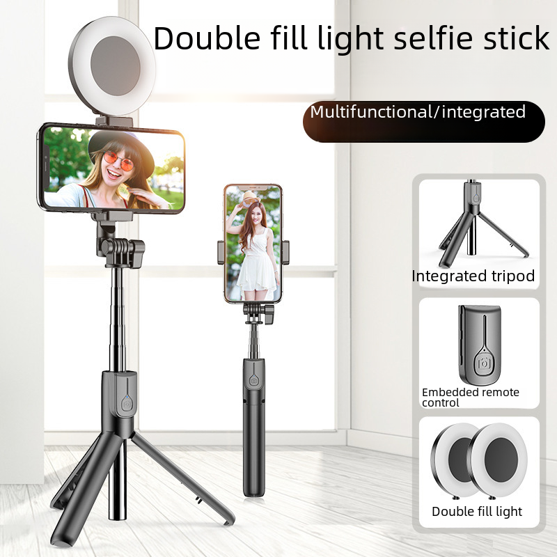 J861 Pro Selfie Stick with Dual LED & Tripod