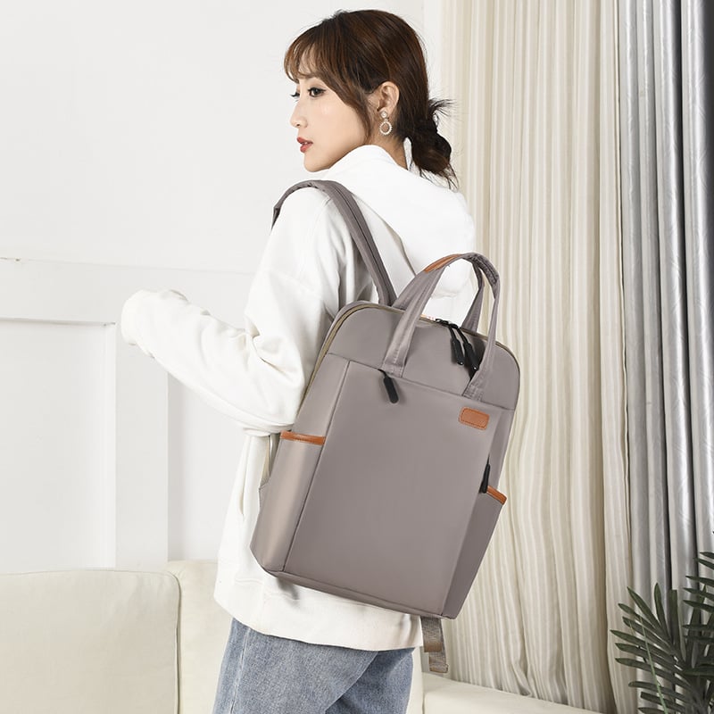 Korean 15.6-Inch Unisex Waterproof Backpack