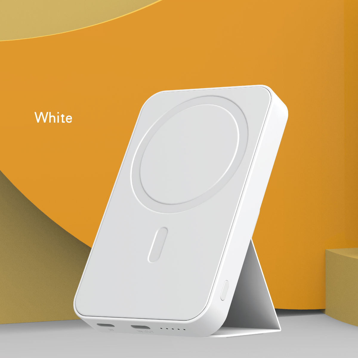 Krimostore clip-on magnetic power bank, 10000mAh MagSafe compatible wireless charger — view 2
