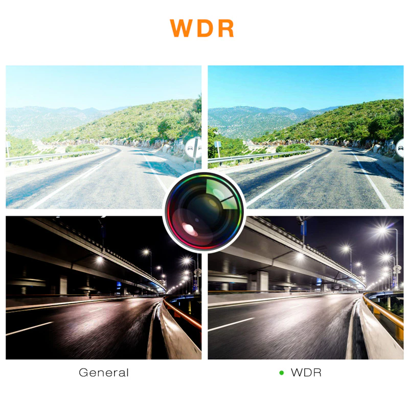 170° HD WiFi Dashcam with G-Sensor