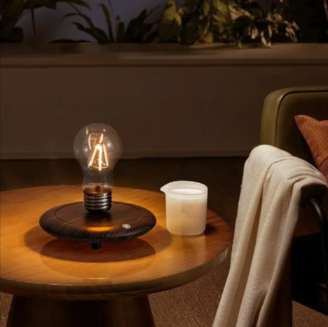 Levitating Bulb Desk Lamp