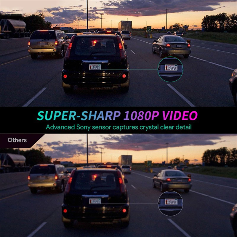 170° HD WiFi Dashcam with G-Sensor