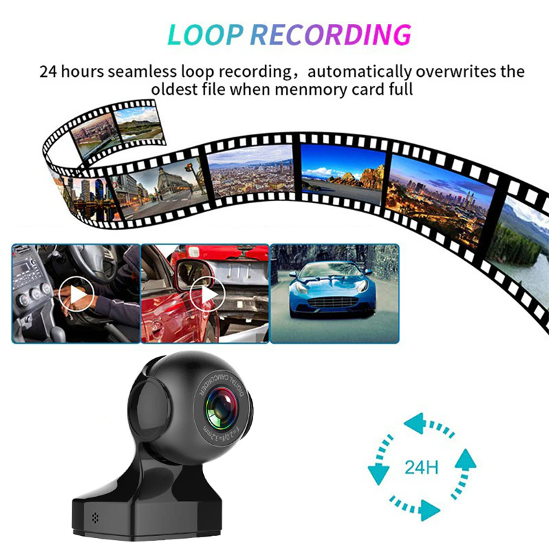 170° HD WiFi Dashcam with G-Sensor