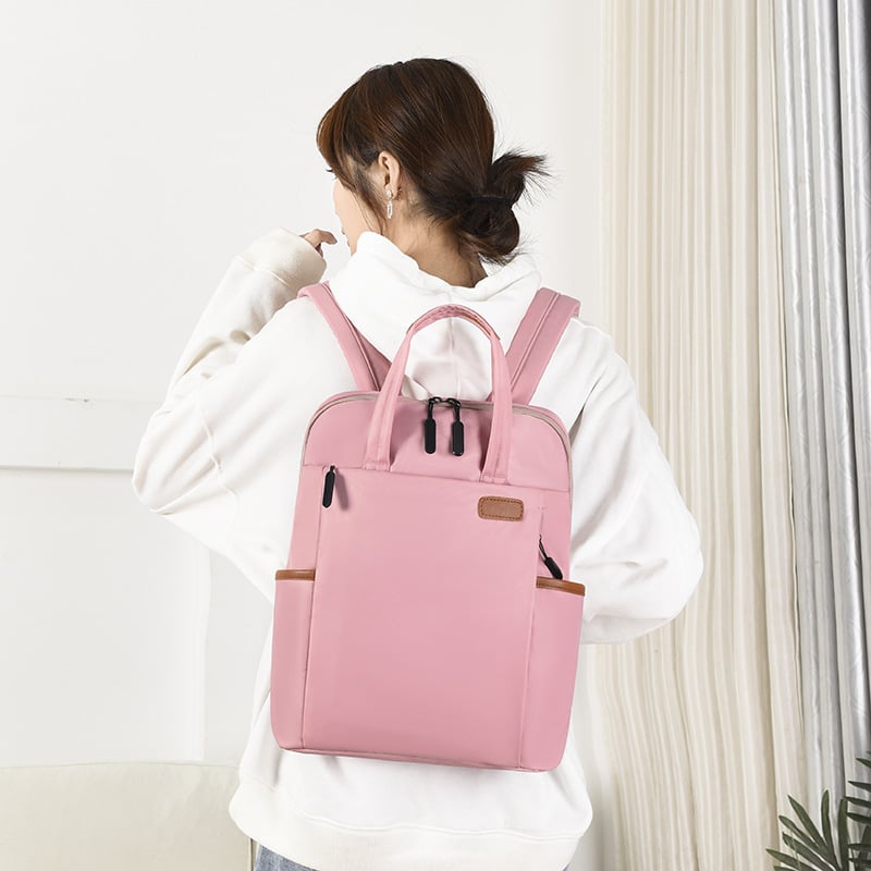 Korean 15.6-Inch Unisex Waterproof Backpack