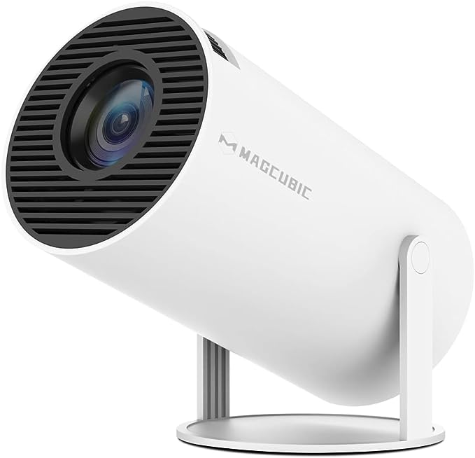 Krimostore 4K mini projector, portable WiFi 6 Android 11 movie projector — view 7